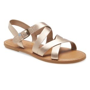Rose Gold Toms Sandals